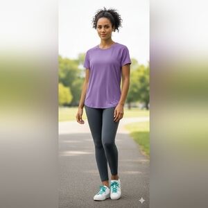 Amazon Purple SPF 50+ Sun Protection Performance T-Shirt XL EUC